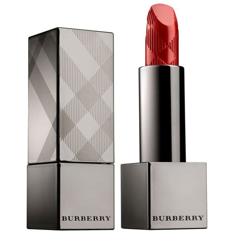 burberry kisses military red.